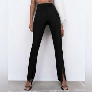 Zara knit Women's Pants in black
